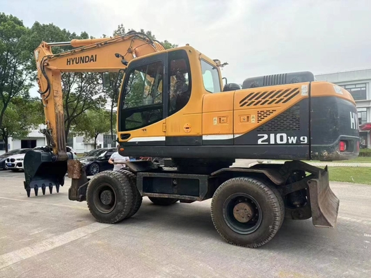 Hyundai  Used Excavators For Sale Original Korea Hyundai 210w-9 On Wheel  Excavators For Sale