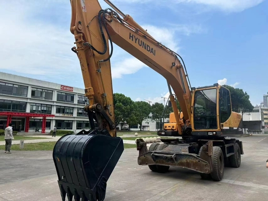 Hyundai  Used Excavators For Sale Original Korea Hyundai 210w-9 On Wheel  Excavators For Sale