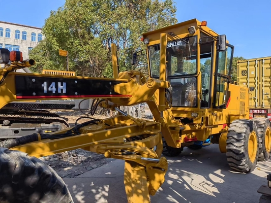 Good Condition Caterpillar Motor grader used cat grader 14H  For Sale used cat Motor grader 120G 140k 140h In Stock