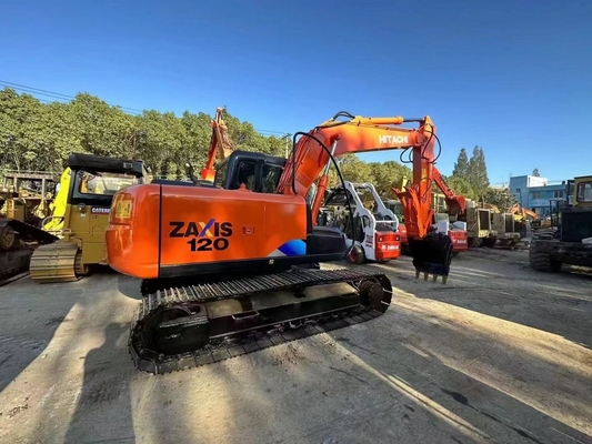 High Performance Hitachi ZX120 Used Hydraulic Crawler Excavator Low Working Hours Hitachi ZAXIS120 12ton Construction Machine