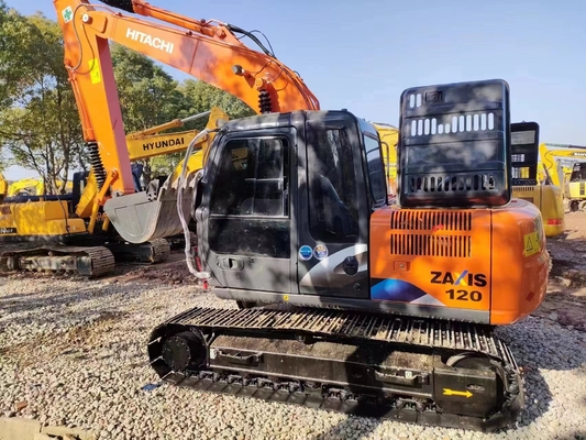 High Performance Hitachi ZX120 Used Hydraulic Crawler Excavator Low Working Hours Hitachi ZAXIS120 12ton Construction Machine