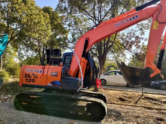High Performance Hitachi ZX120 Used Hydraulic Crawler Excavator Low Working Hours Hitachi ZAXIS120 12ton Construction Machine