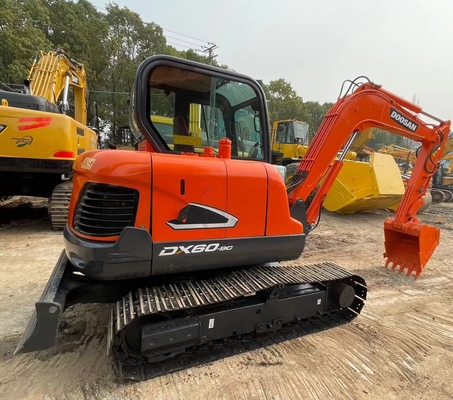 Hot Sale 90% New Korea 6Ton Used DOOSAN DX60-9C Excavator 42.5KW Engine Included Motor Gearbox Kawasaki Poclain Huade Low Price