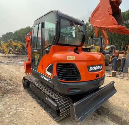 Hot Sale 90% New Korea 6Ton Used DOOSAN DX60-9C Excavator 42.5KW Engine Included Motor Gearbox Kawasaki Poclain Huade Low Price