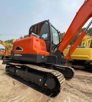 Hot Sale 90% New Korea 6Ton Used DOOSAN DX60-9C Excavator 42.5KW Engine Included Motor Gearbox Kawasaki Poclain Huade Low Price