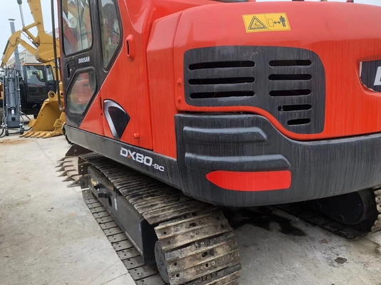 Hot Sale 90% New Korea 8 Ton Used DOOSAN DX80-9CExcavator 42.5KW Engine Included Motor Gearbox Kawasaki Poclain Huade Low Price