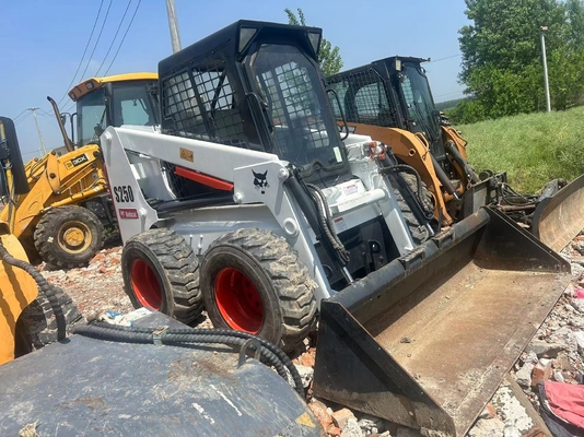 Used Powerful Performance Bobcat S300 S160 S185 S220 S500 S550 Small Skid Steer Loader With Shovel Bucket