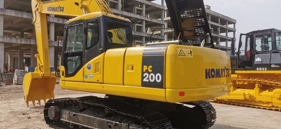 Used Komatsu Pc200 Japan 20ton Crawler Excavator High Efficiency Loader Cheap Earth Moving Construction Digging Machines