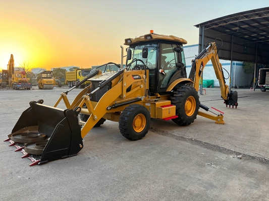 100% New Second Hand Wheel Cat 420 Loader Excavator Digger 4*4 Cat Backhoe Loader Used