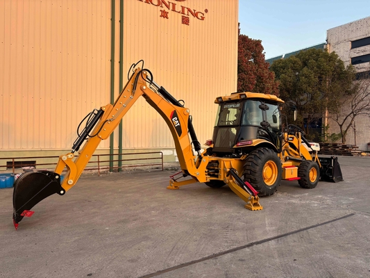 100% New Second Hand Wheel Cat 420 Loader Excavator Digger 4*4 Cat Backhoe Loader Used