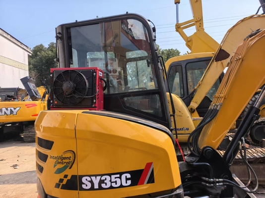 Used Excavator SANY 35 2021 Model SANY SY35U SY35c SY16c Mini Excavadora SANY 35 U Mini Excavator with Side Boom