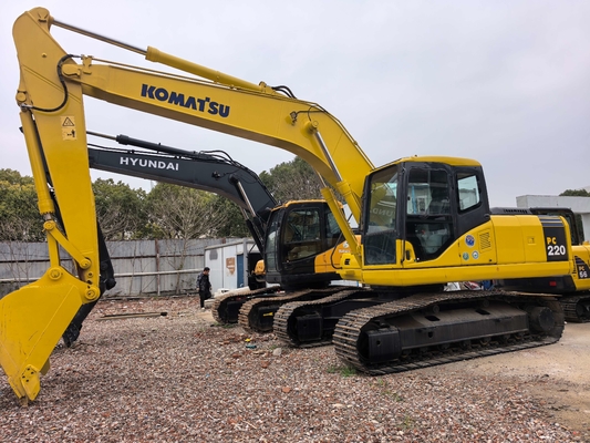 Used Komatsu Pc200-7 Japan 20ton Crawler Excavator High Efficiency Loader Cheap Earth Moving Construction Digging Machines