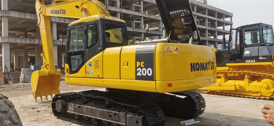 Used Komatsu Pc200 Japan 20ton Crawler Excavator High Efficiency Loader Cheap Earth Moving Construction Digging Machines